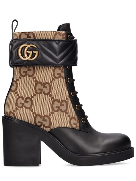 gucci trip jewel boots|high heel gucci boots women.